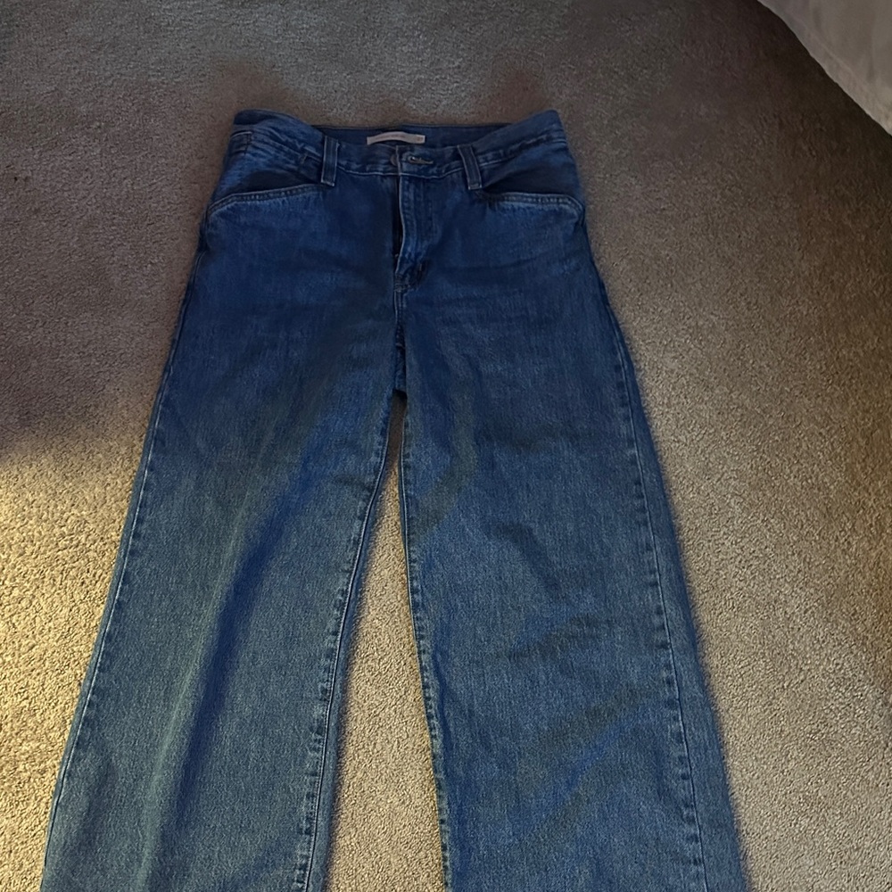 Levi's Women's Straight Leg Blue Jeans